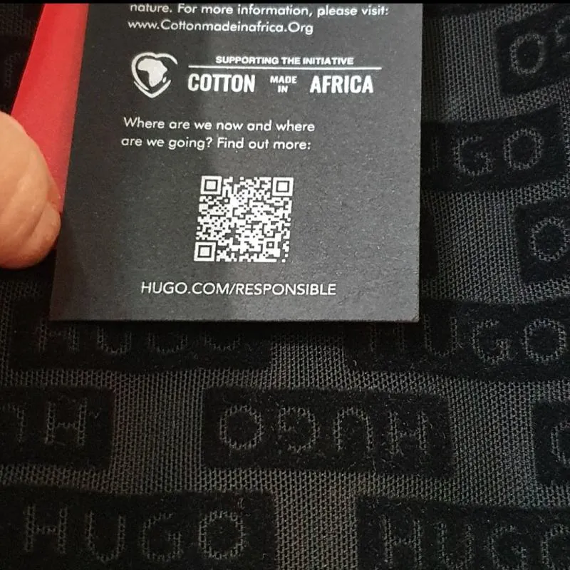 Rochie casual Hugo XL | Negru, Maxi, Mânecă lungă, Logo, Transparent - Image 7