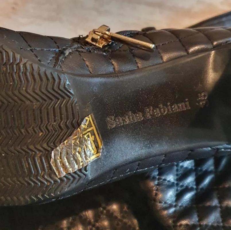 Cizme până la genunchi Sasha Fabiani EU 35 | Negru, Piele naturală - Image 11