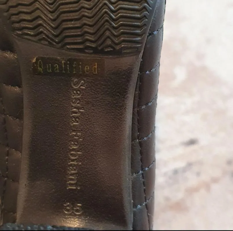Cizme până la genunchi Sasha Fabiani EU 35 | Negru, Piele naturală - Image 6