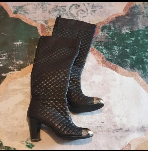 Cizme până la genunchi Sasha Fabiani EU 35 | Negru, Piele naturală - Image 10