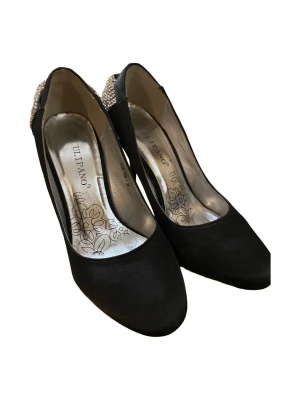 Pantofi cu toc înalt Tulipano EU 36 | Negru, Monocrom