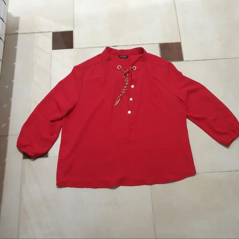 Bluză Marciano XL | Roșu, Normal, Mânecă lungă