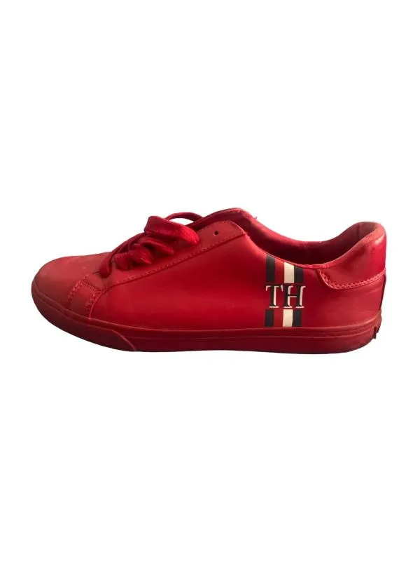 Sneakers Tommy Hilfiger EU 40.5 | Roșu, Piele lăcuită