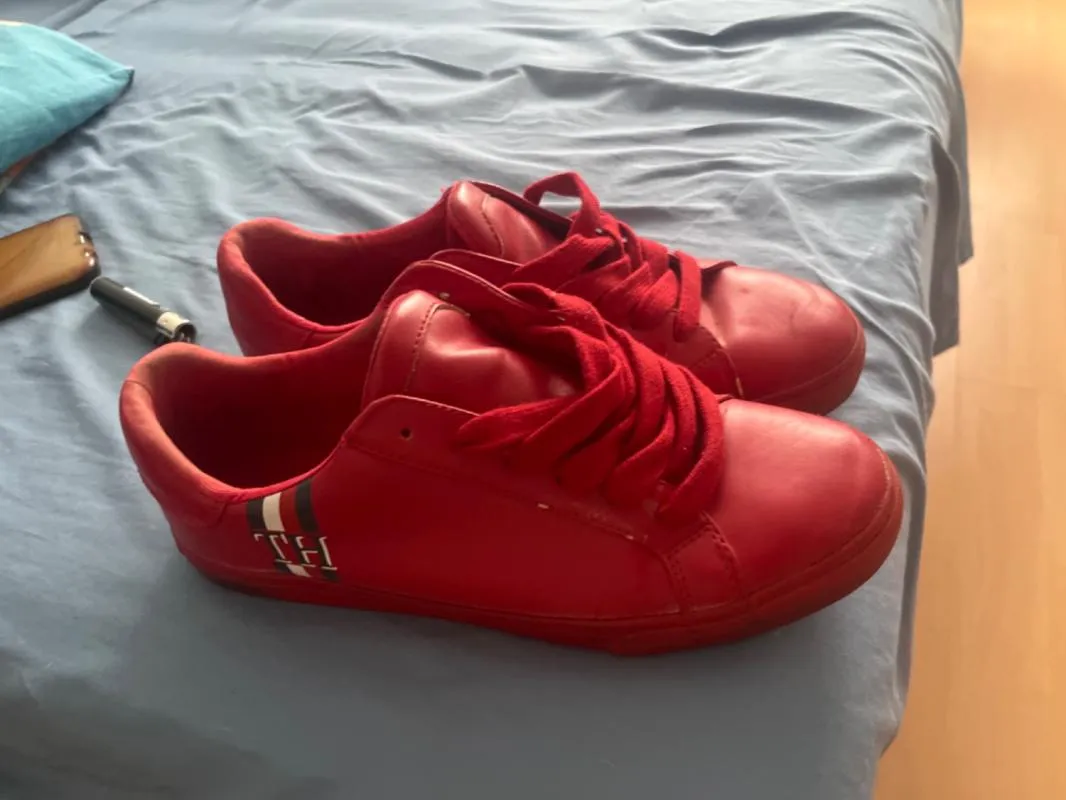 Sneakers Tommy Hilfiger EU 40.5 | Roșu, Piele lăcuită - Image 6