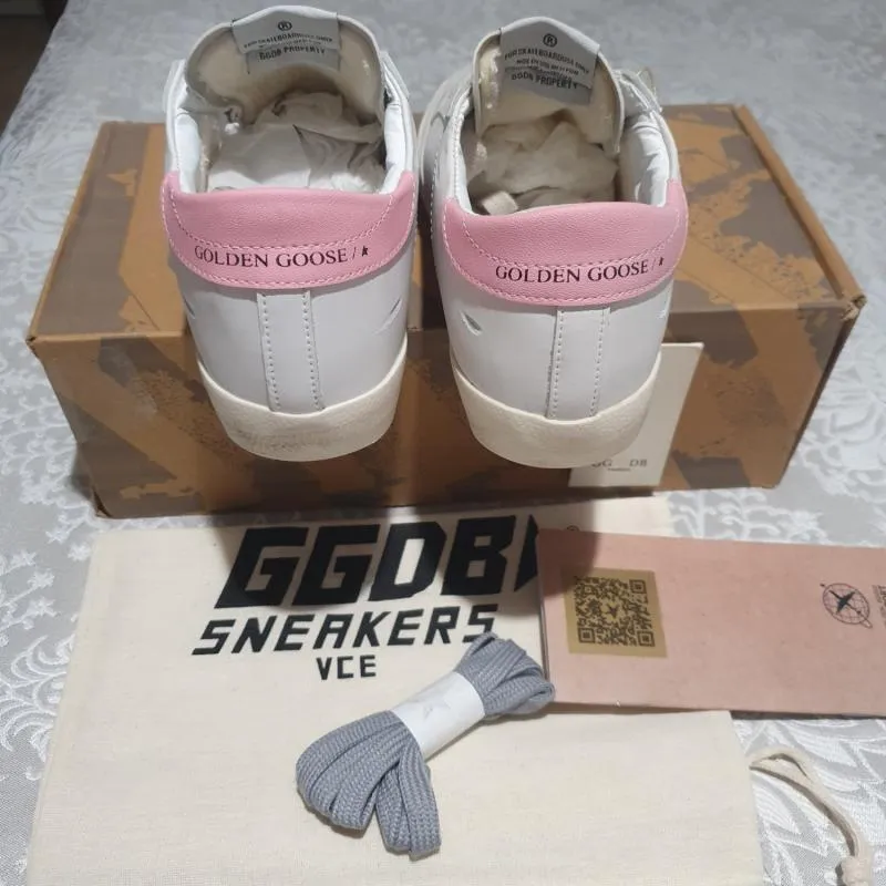 Sneakers Golden Goose EU 37 | Alb, Abstract & Color Block, Piele naturală - Image 4