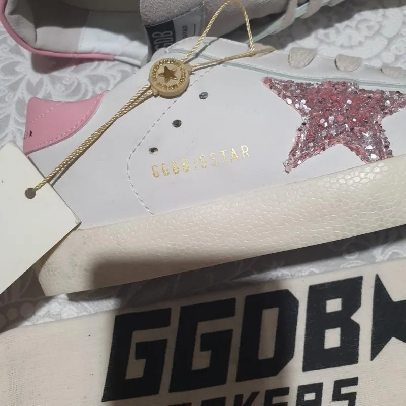 Sneakers Golden Goose EU 37 | Alb, Abstract & Color Block, Piele naturală - Image 6
