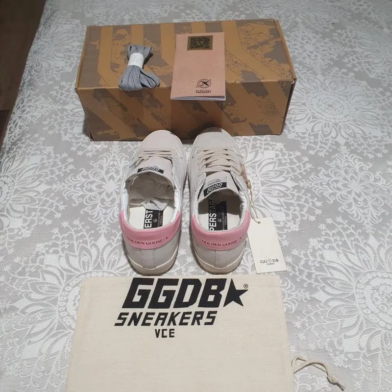 Sneakers Golden Goose EU 37 | Alb, Abstract & Color Block, Piele naturală - Image 7