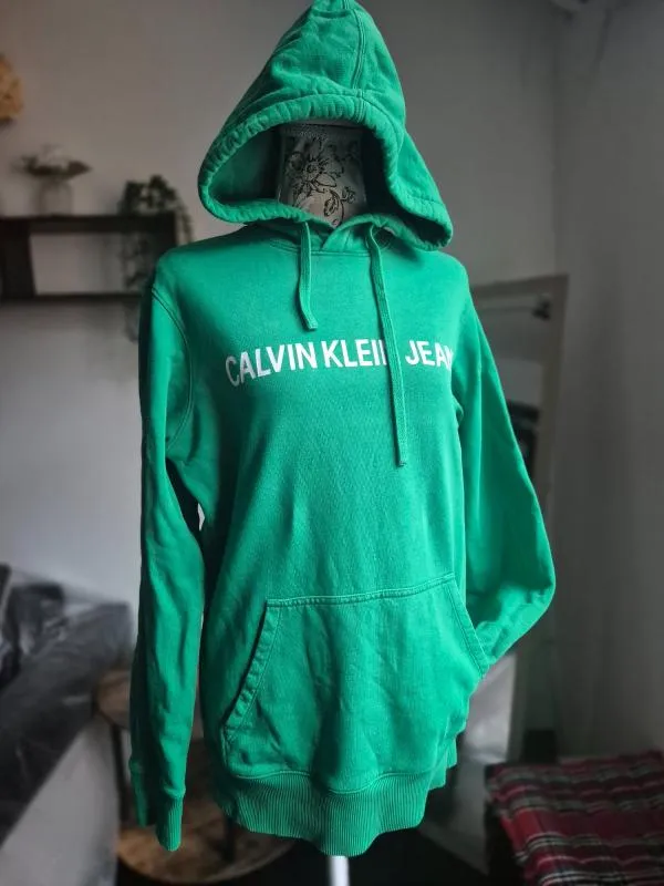 Hanorac Calvin Klein S | Verde, Bumbac - Image 2