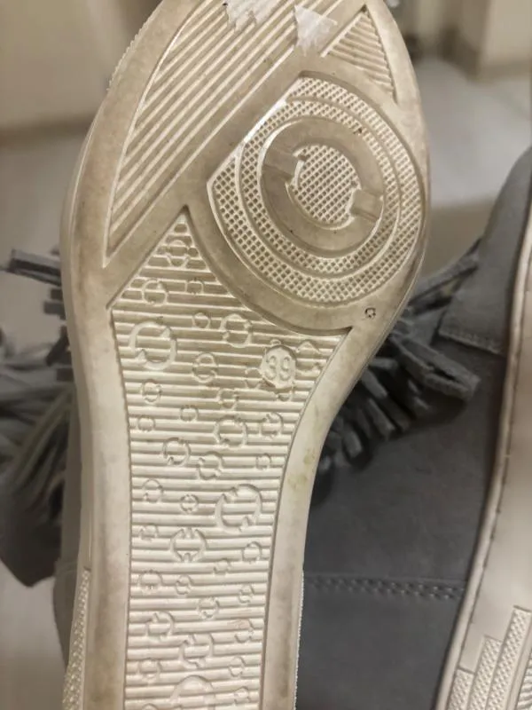 Ghete R.Polański EU 39 | Gri, Monocrom, Piele întoarsă  Suede - Image 10