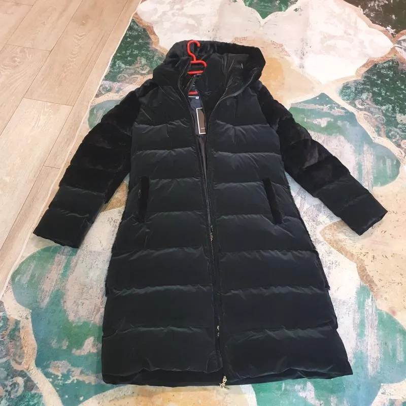 Geacă de iarnă Elisabetta Franchi L | Negru, Cu glugă - Image 12