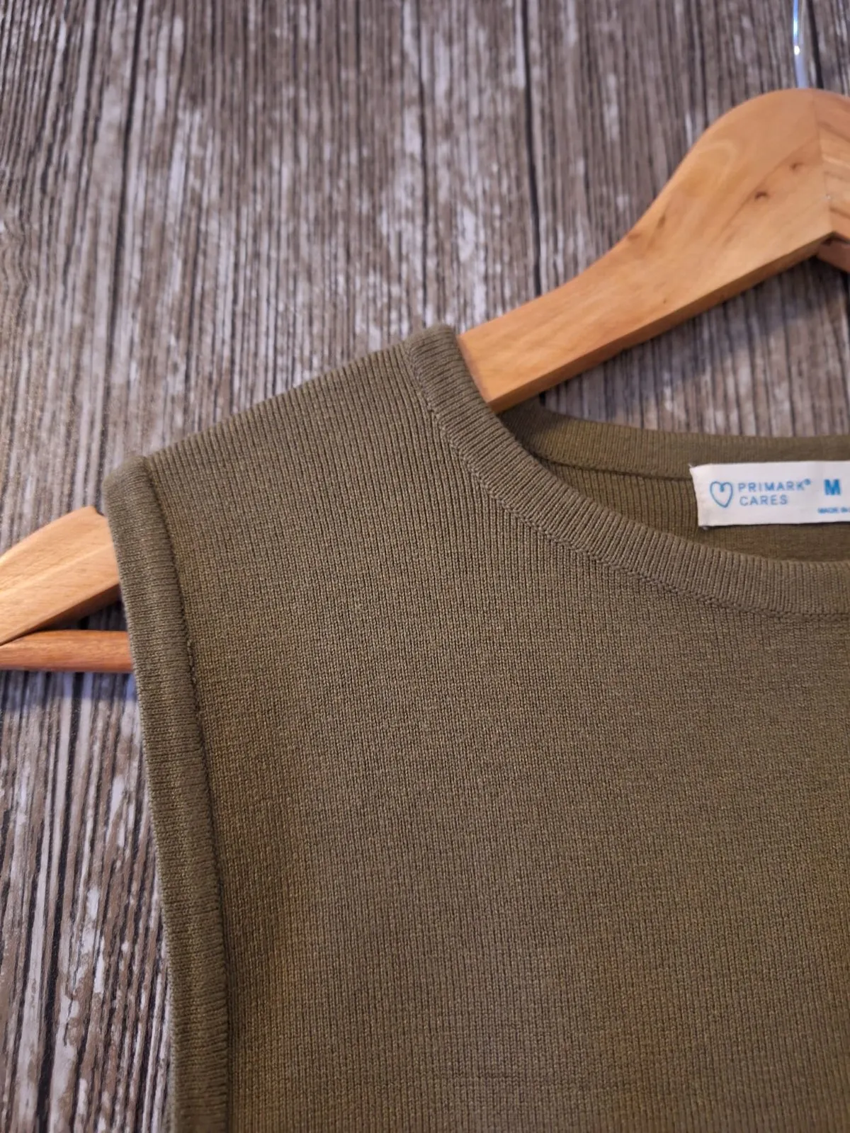 Top tank Primark M | Khaki, Normal, Fără mâneci - Image 5