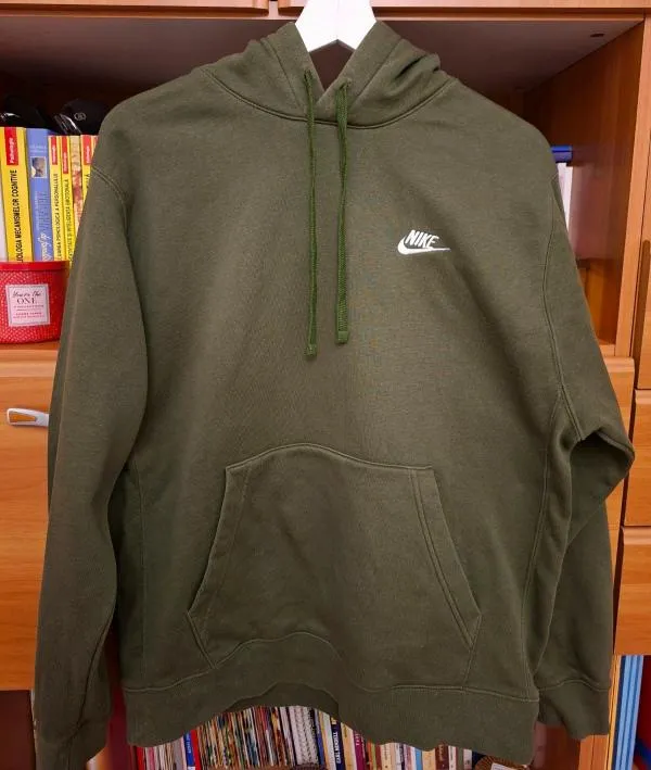 Hanorac sport Nike M | Khaki, Bumbac - Image 2