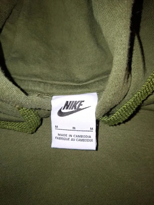 Hanorac sport Nike M | Khaki, Bumbac - Image 4