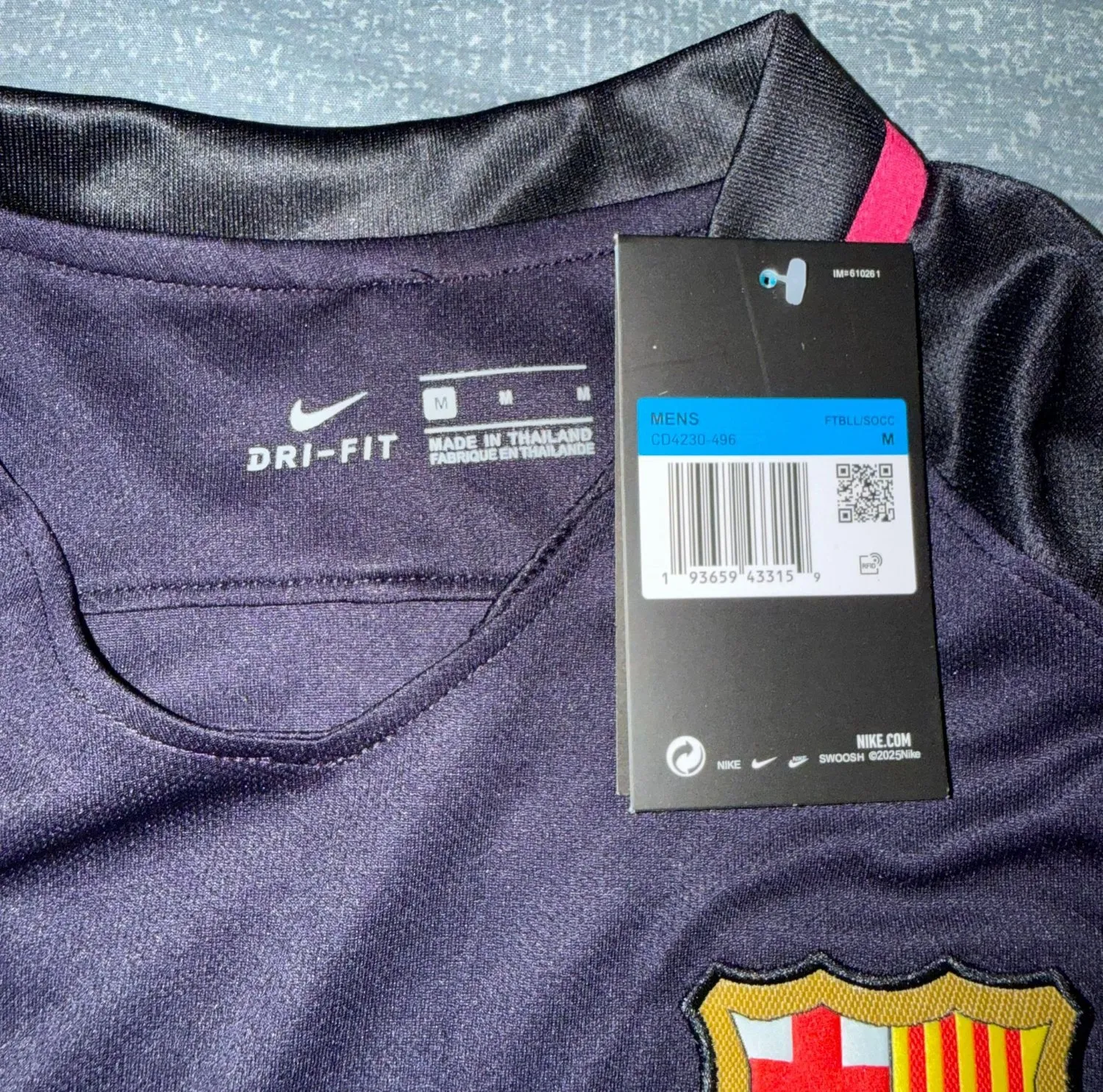 Tricou sport Nike M | Indigo, Poliester - Image 3