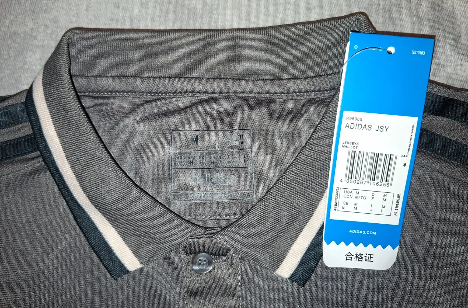 Tricou sport adidas M | Gri, Poliester - Image 3