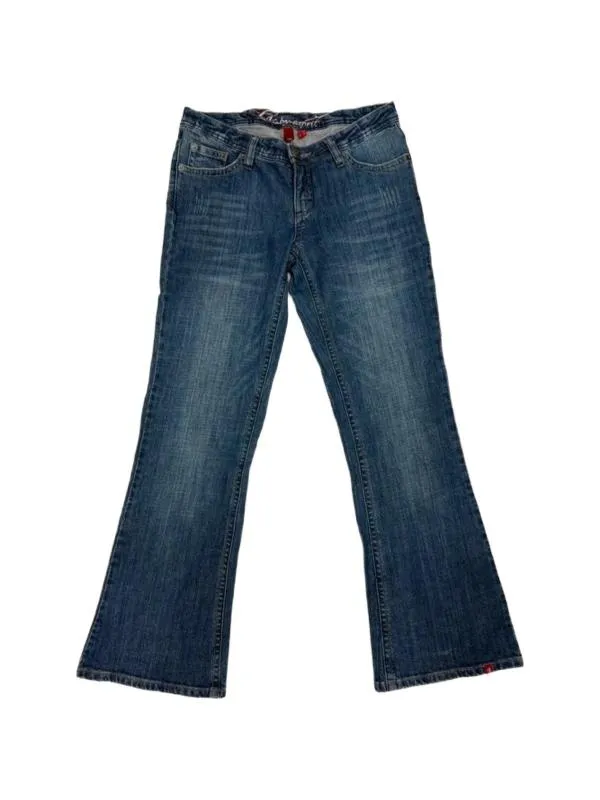 Blugi FIVE L | Albastru, Lungi, Talie înaltă, Flared (Evazați) fit