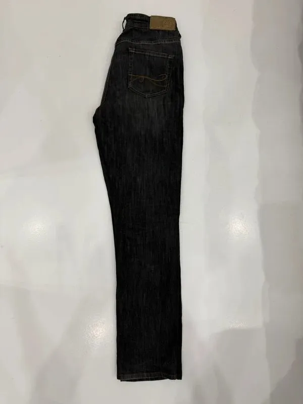Blugi Jeans Fashion L | Negru, Lungi, Talie înaltă, Regular (Standard) fit - Image 3