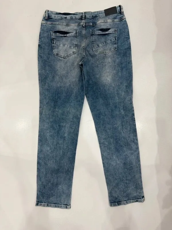 Blugi Cecil XL | Albastru, Lungi, Talie înaltă, Regular (Standard) fit - Image 4