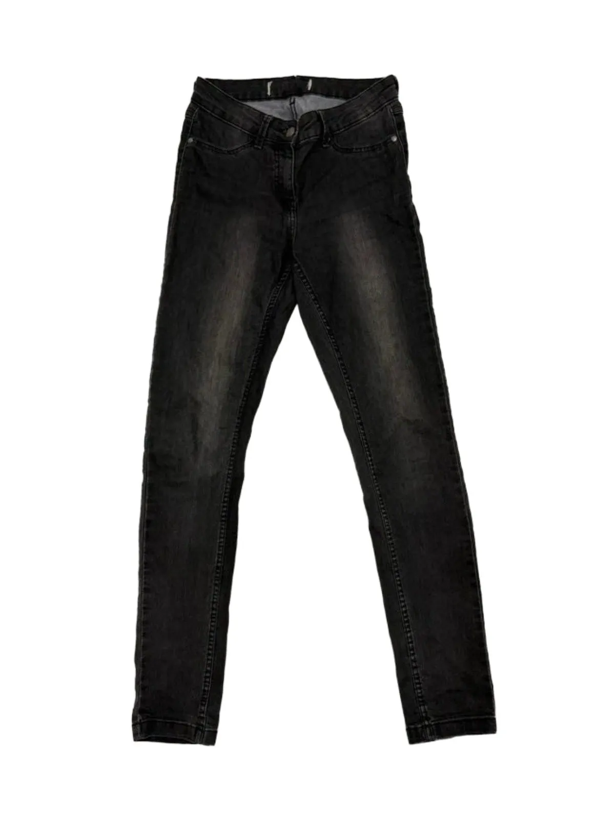 Blugi S | Negru, Lungi, Talie înaltă, Skinny fit