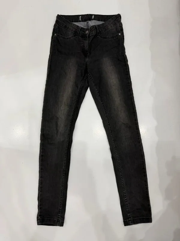 Blugi S | Negru, Lungi, Talie înaltă, Skinny fit - Image 5