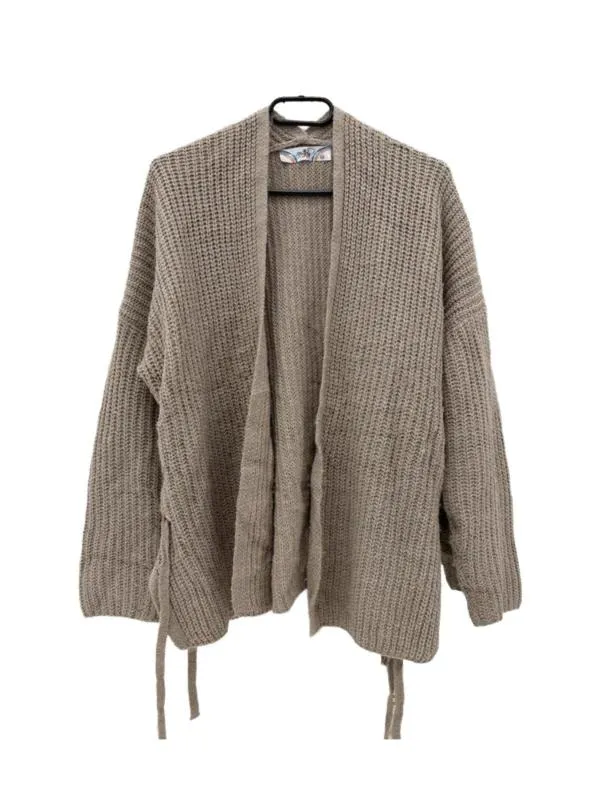 Cardigan Morghy Art Style XL | Bej, Mânecă lungă