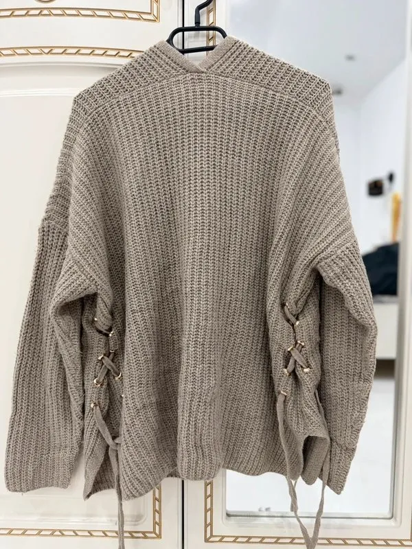 Cardigan Morghy Art Style XL | Bej, Mânecă lungă - Image 2