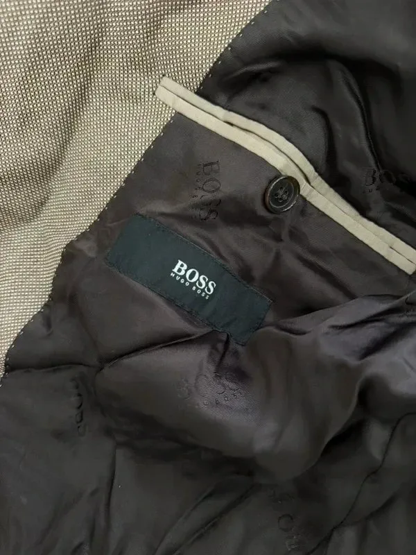 Sacou de costum Hugo Boss XL | Bej - Image 3