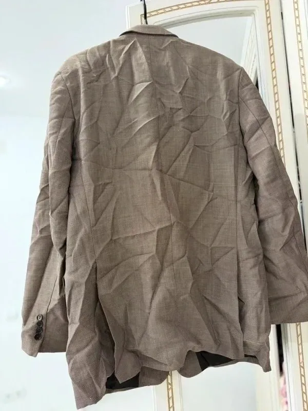 Sacou de costum Hugo Boss XL | Bej - Image 5