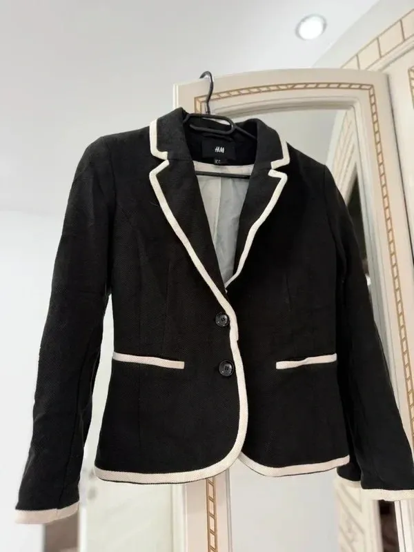 Sacou H&M S | Negru - Image 2
