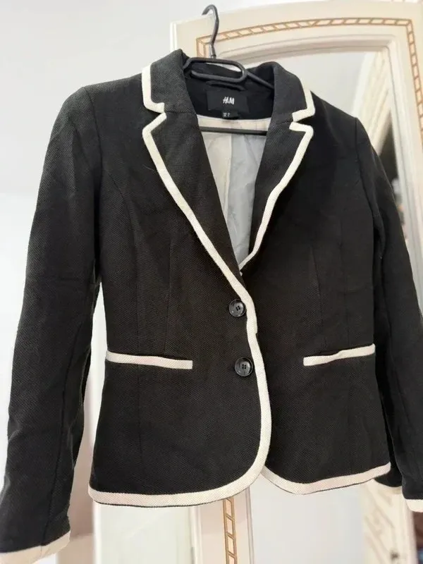 Sacou H&M S | Negru - Image 3