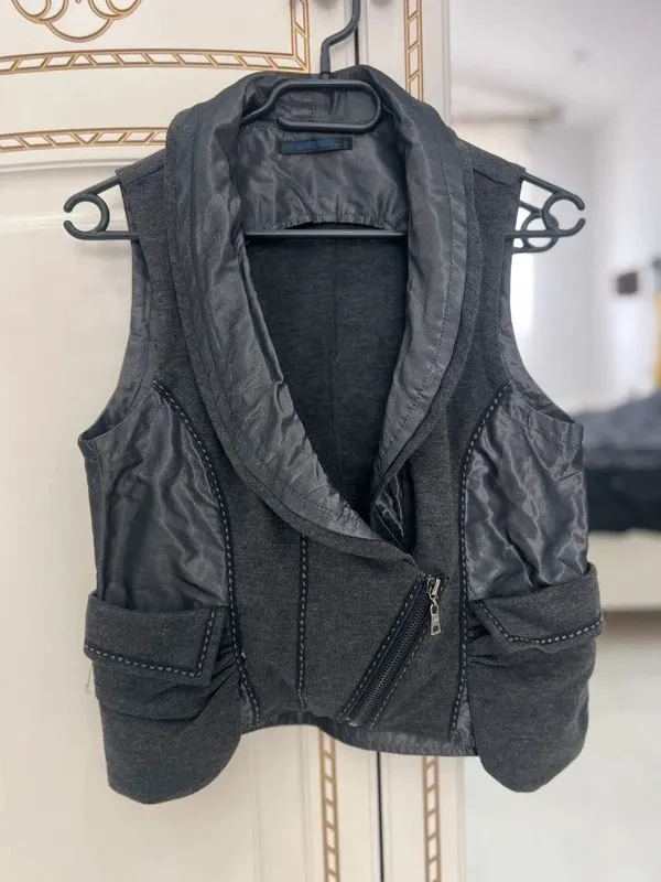 Vestă S | Negru, Fără glugă - Image 2