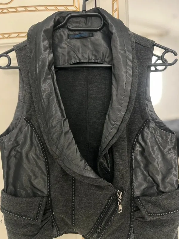 Vestă S | Negru, Fără glugă - Image 4