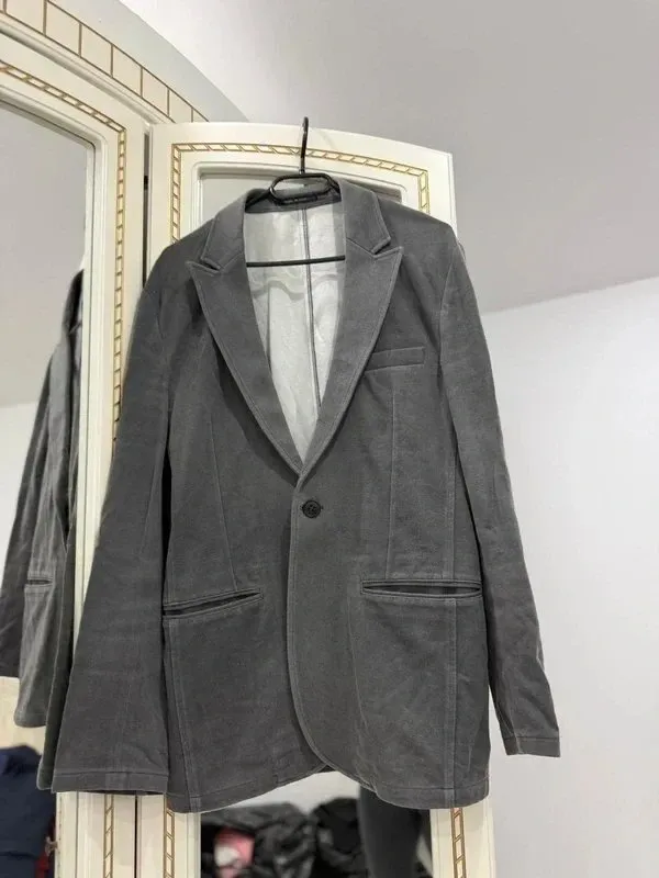Pardesiu Emporio Armani S | Argintiu, Fără glugă - Image 5