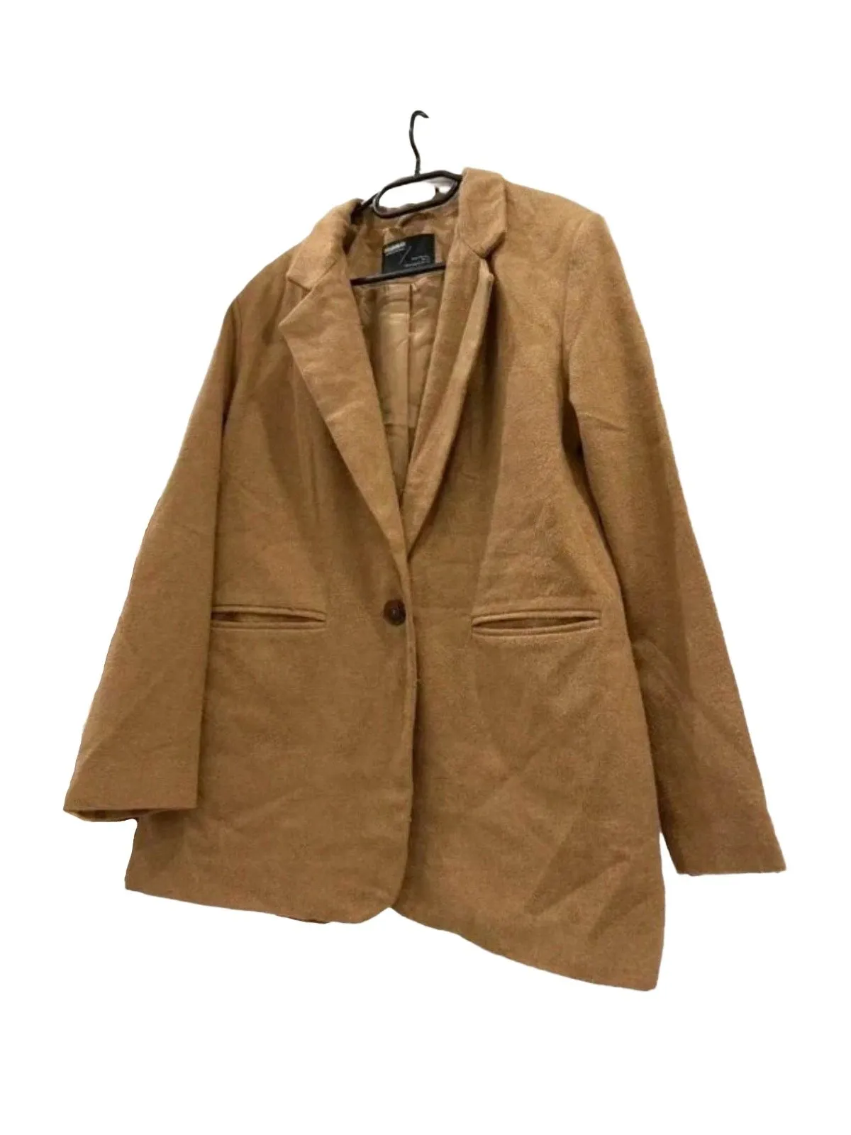 Pardesiu Pull&Bear XL | Caramel, Fără glugă