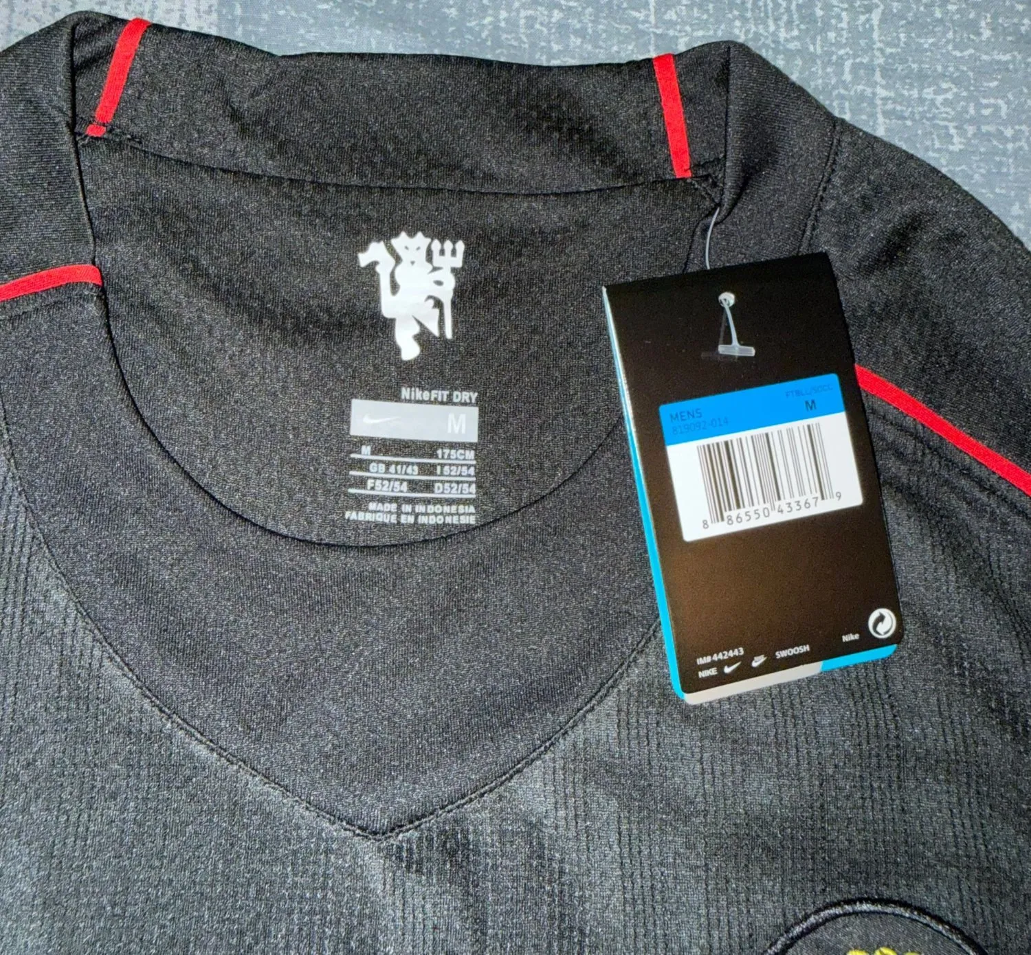 Tricou sport Nike M | Negru, Poliester - Image 3
