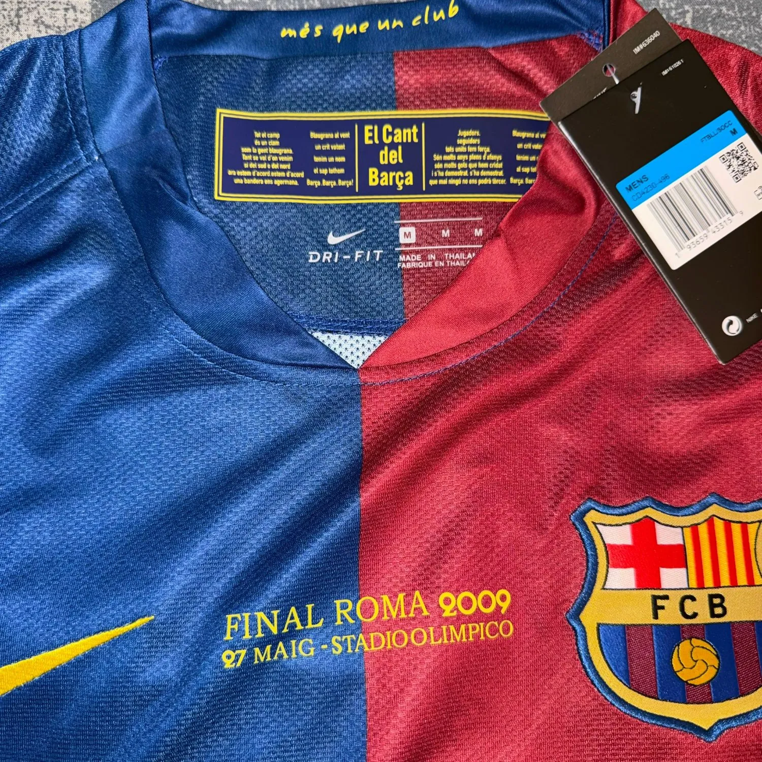 Tricou sport Nike M | Albastru, Poliester - Image 3
