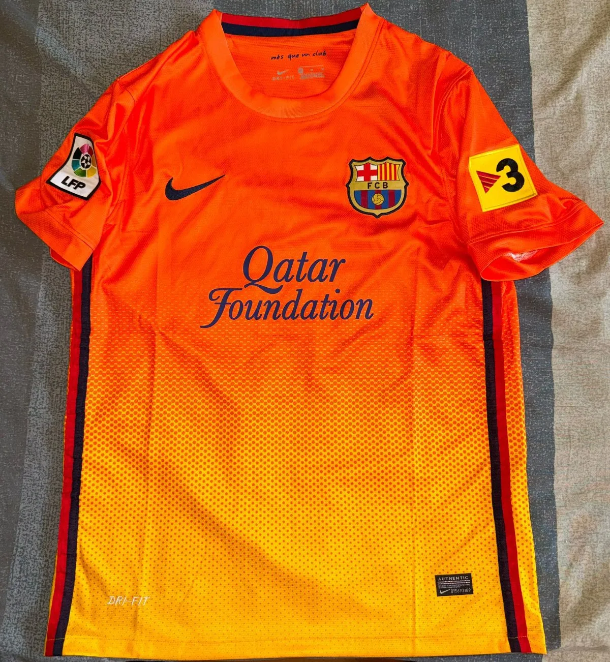 Tricou sport Nike M | Portocaliu, Poliester - Image 2