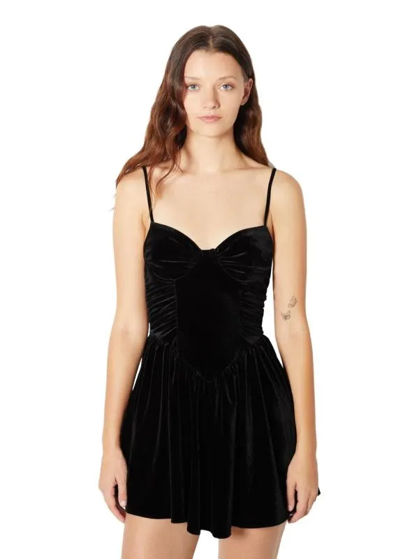 Rochie de ocazie Bershka XS | Negru, Mini, Bretele subțiri, Monocrom
