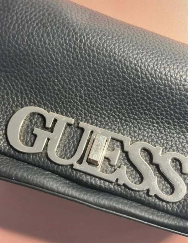 Geantă crossbody Guess | Negru, Logo - Image 4