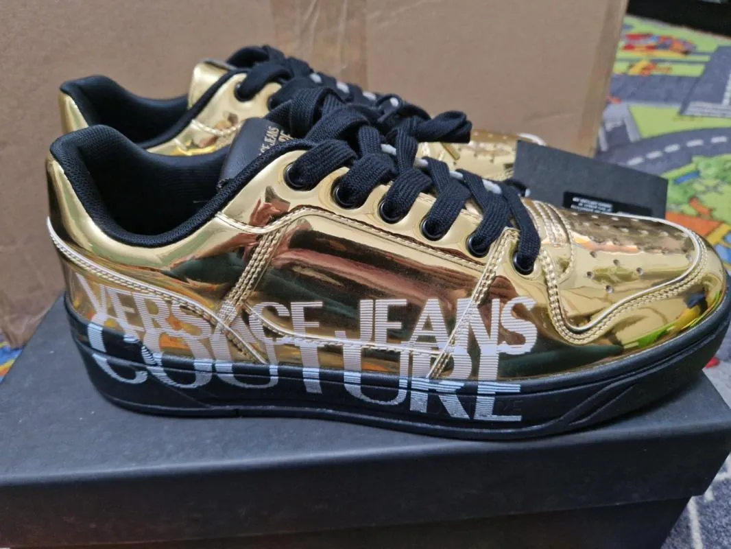 Sneakers Versace EU 43 | Auriu - Image 7