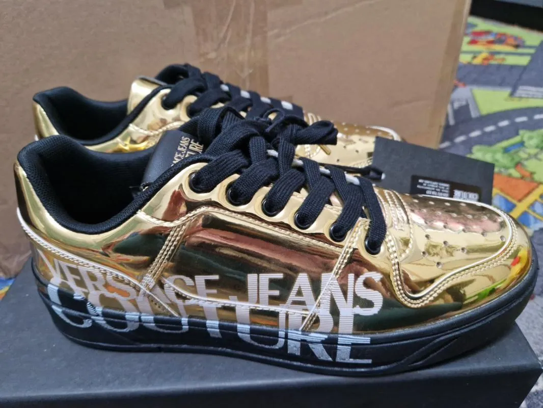 Sneakers Versace EU 43 | Auriu - Image 2