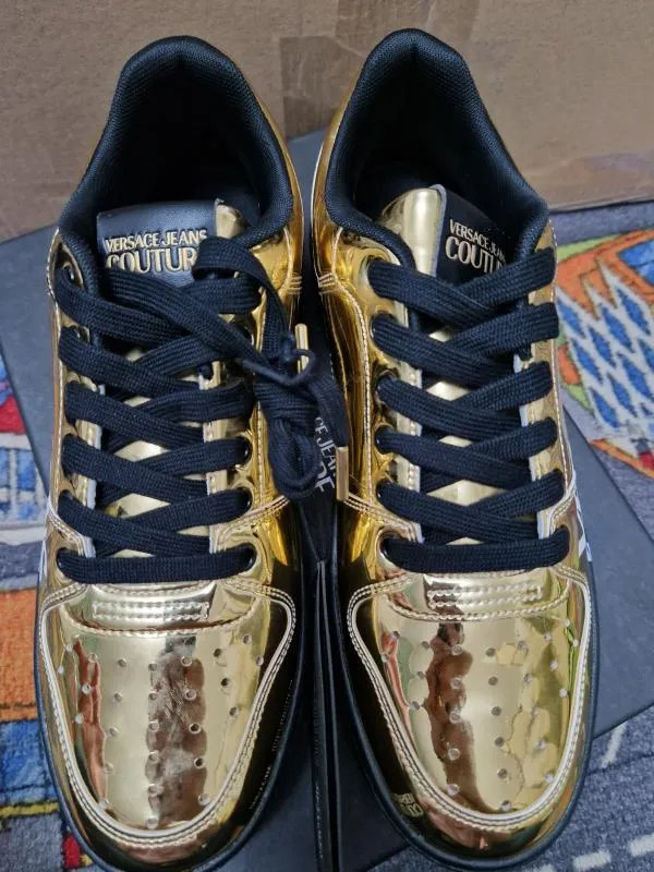 Sneakers Versace EU 43 | Auriu - Image 3