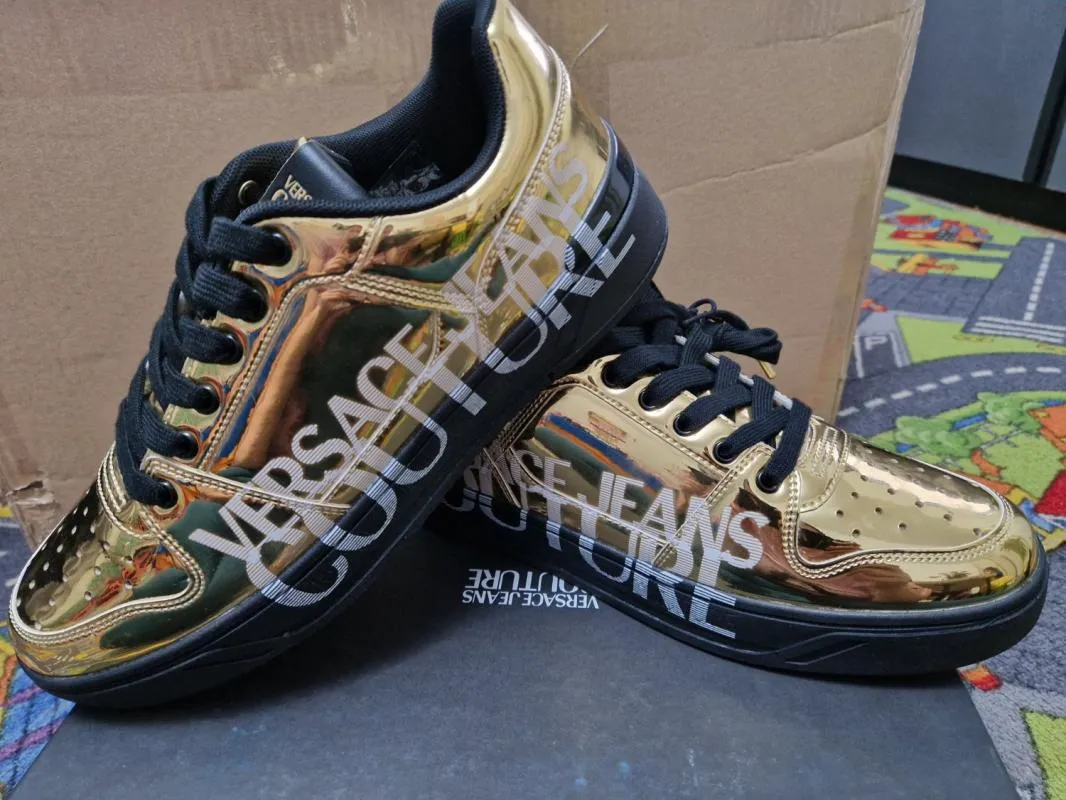 Sneakers Versace EU 43 | Auriu - Image 4