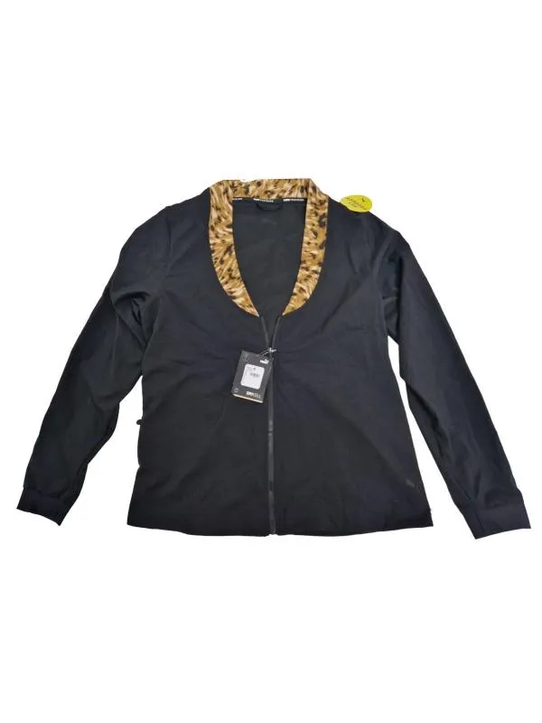 Jachetă sport Puma S | Negru, Animal print, Poliester