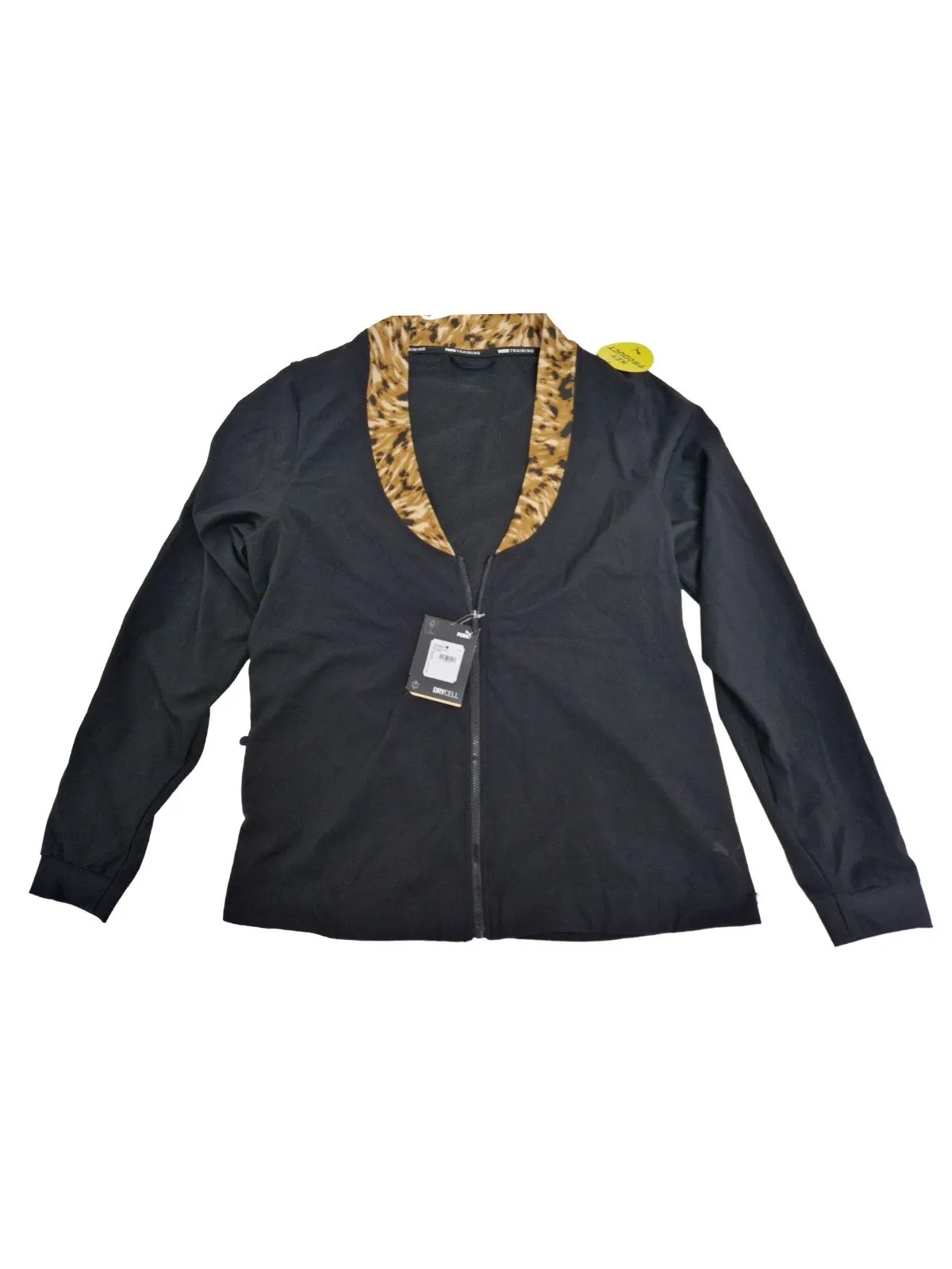 Jachetă sport Puma S | Negru, Animal print, Poliester