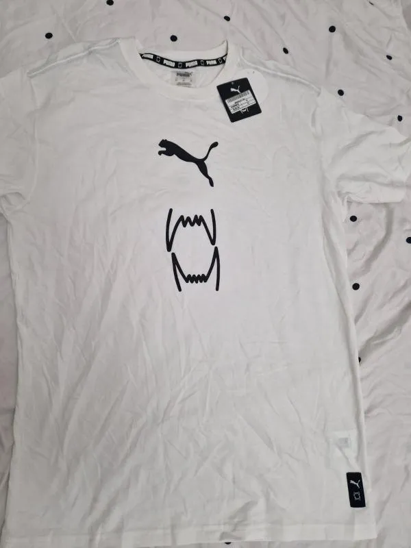 Tricou sport Puma M | Alb, Bumbac - Image 2