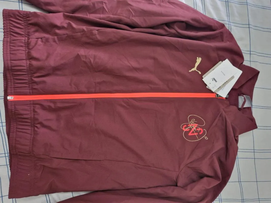 Jachetă sport Puma S | Burgundy, Poliester - Image 2