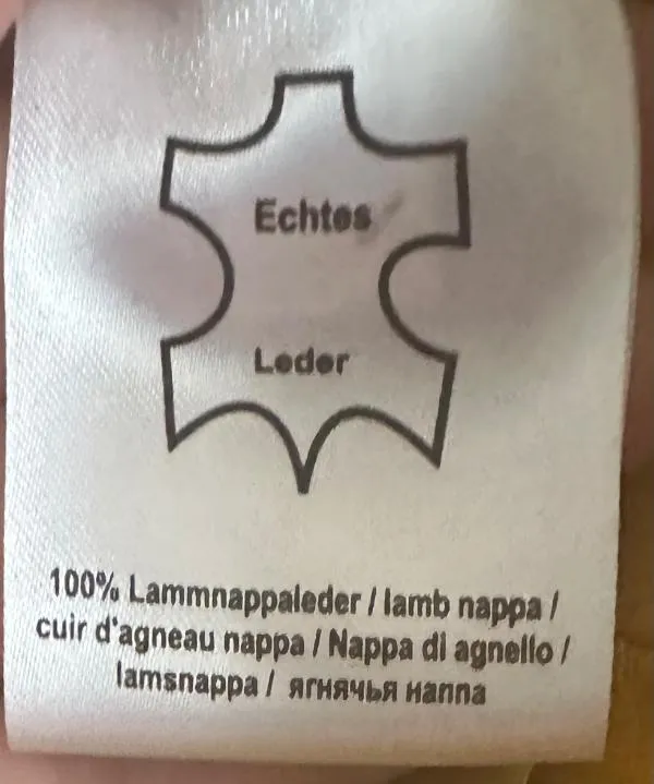 Geacă din piele Ashley Brooks S | Galben, Fără glugă, Piele naturală - Image 5