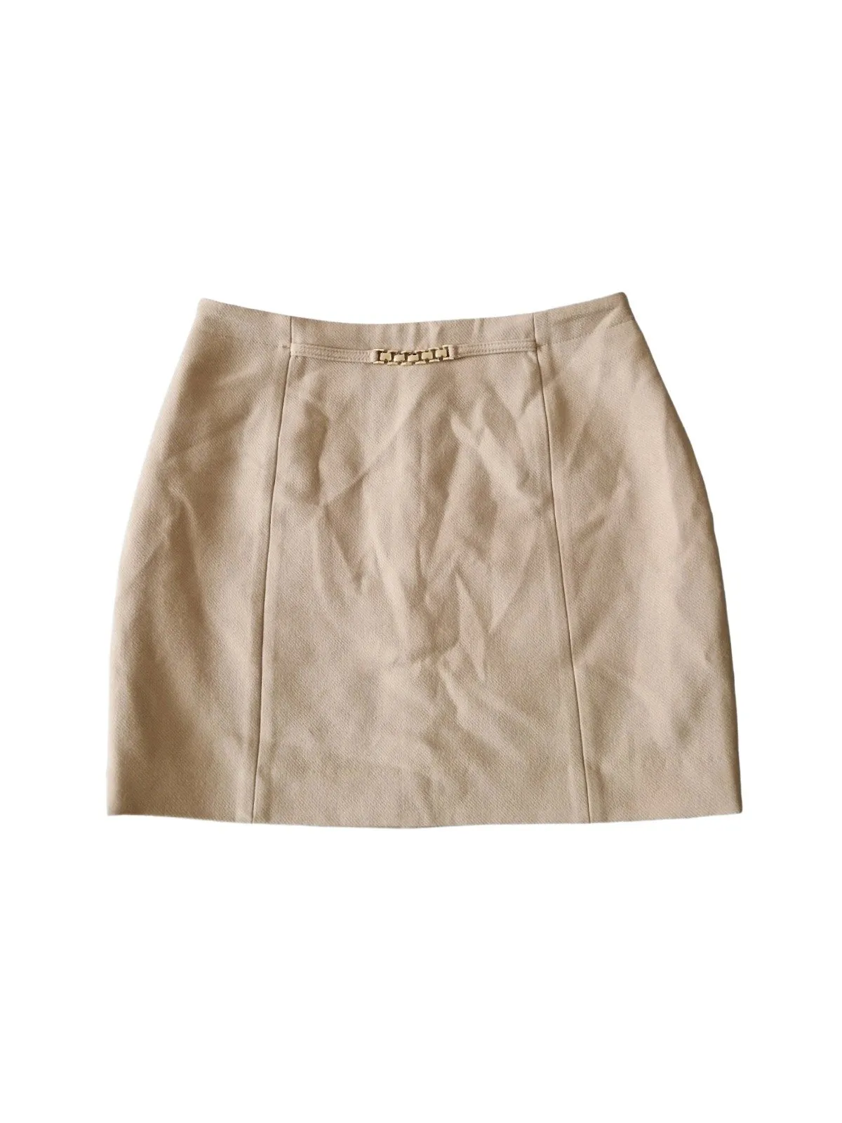 Fustă office H&M S | Bej, Mini