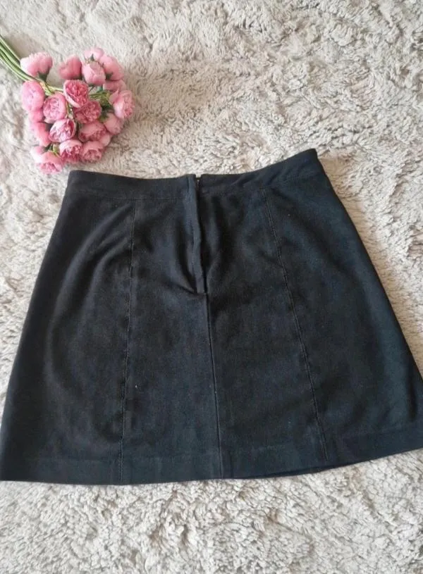 Fustă A-line H&M S | Negru, Mini, Lungă fit - Image 7